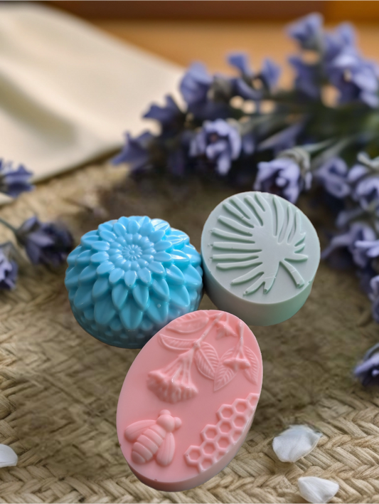 3Pack Natural Handmade Soap ( Peach,Pineapple, Eucalyptus)