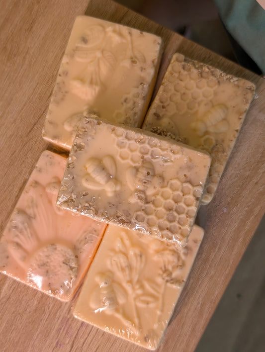 5 Pack OATMEAL (BEE'S) NATURAL SOAP
